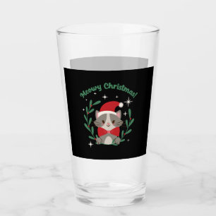 Meowy Christmas     Glass