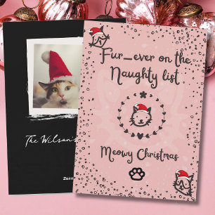 Meowy christmas  holiday card