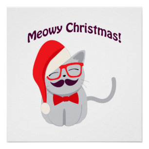 Meowy Christmas! Poster