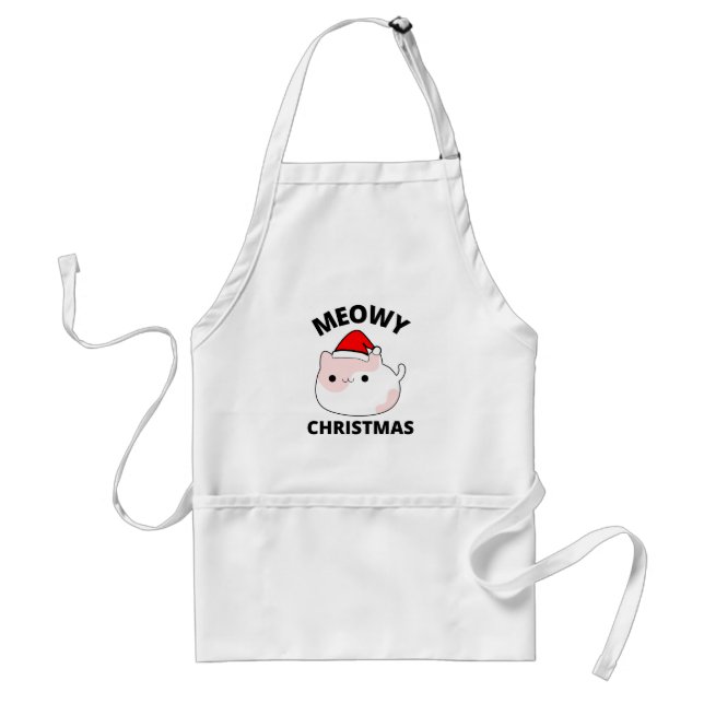 Meowy Christmas    Standard Apron (Front)