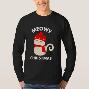 Meowy Christmas T-Shirt