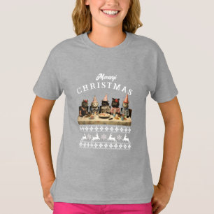 Meowy Christmas T-Shirt