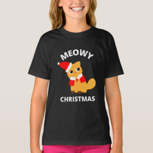 Meowy Christmas T-Shirt