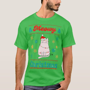 Meowy Christmas T-Shirt