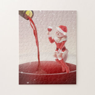 Meowy Christmas Toast Jigsaw Puzzle