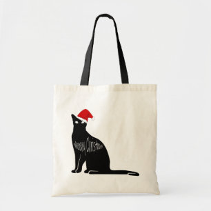 Meowy Christmas Tote Bag