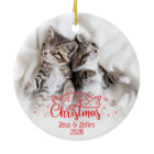 Meowy Christmas two pictures fun cat lover