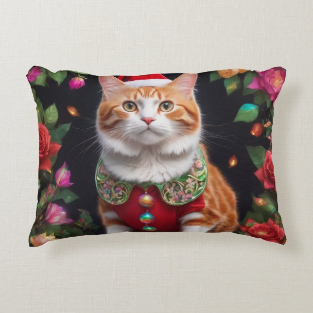  Meowy  Decorative Cushion (Front)