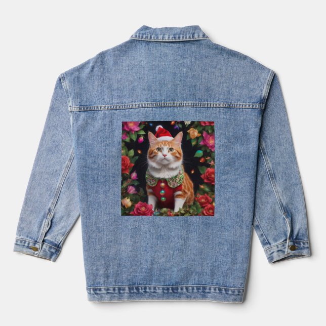 Meowy Denim Jacket (Back)