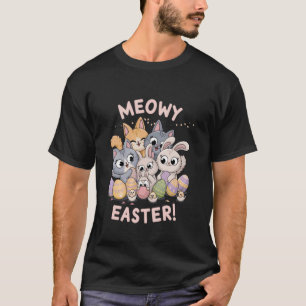 Meowy Easter Bunny Cats T-Shirt