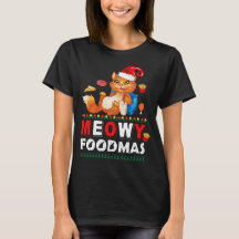 Meowy Foodmas Funny Cat