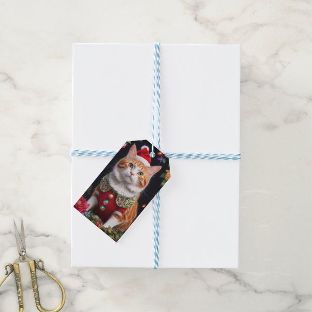  Meowy  Gift Tags (With Twine)