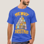 Meowy Hanukkah  Cat Christmas Tree Jewish Chanukah T-Shirt<br><div class="desc">Meowy Hanukkah  Cat Christmas Tree Jewish Chanukah  .</div>