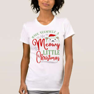 Meowy Little Christmas T-Shirt