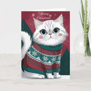 Meowy Purr-fect Holiday Card