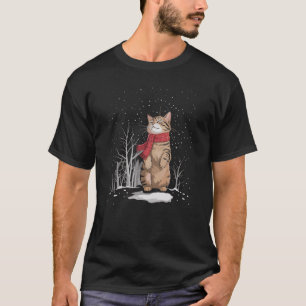 Meowy Xmas Cats Christmas Snow Kitten Funny Gift T-Shirt