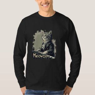 Meowzart Cat Mozart Piano Composer Classical Music T-Shirt