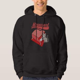 Meowzart Musical Instrument Musician Pianist Cat P Hoodie