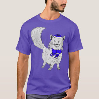 Meowzel tof funny jewish cat hanukkah chanuka cats T-Shirt