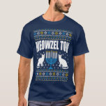 Meowzel Tov Chanukah Funny Jewish Cat Owner Ugly H T-Shirt<br><div class="desc">Meowzel Tov Chanukah Funny Jewish Cat Owner Ugly Hanukkah  .</div>