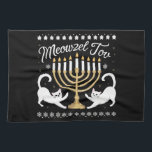 Meowzel Tov Funny Chanukah Hanukkah Ugly Sweater Tea Towel<br><div class="desc">Meowzel Tov Funny Chanukah Hanukkah Ugly Sweater</div>