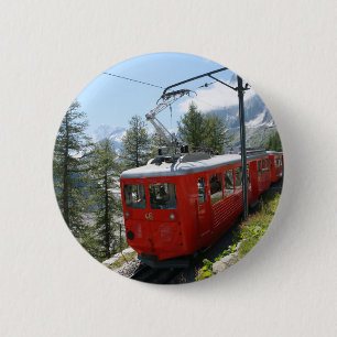 Mer de Glace - Chamonix France 6 Cm Round Badge