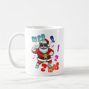 Mer rizz mas - Christmas Rizz funny Santa  Coffee Mug