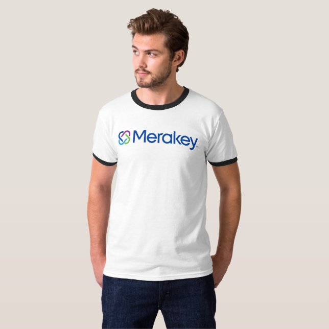 Merakey Logo Ringer T-Shirt (Front Full)