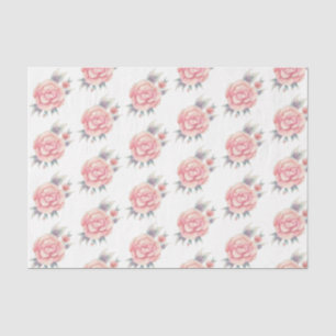 Meraki Pink Floral Series Design 5 Tissue Paper