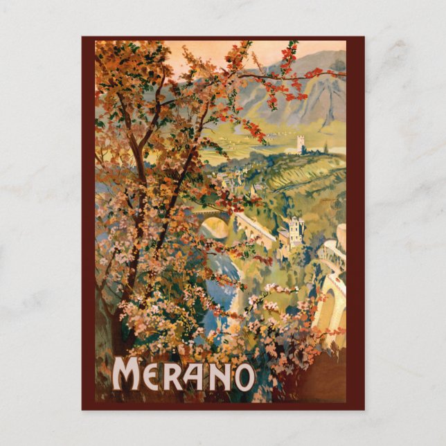 Merano City, Italy Postcard (Front)