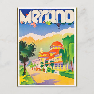 Merano Walk, Italy Postcard