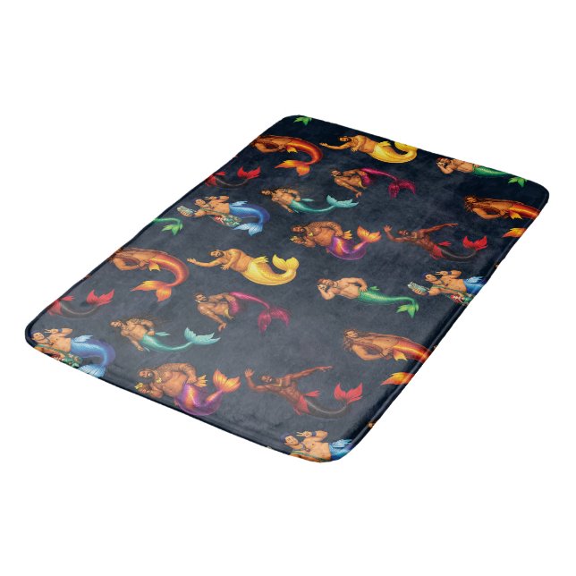 Merbear Lagoon Bath Mat (Angled)