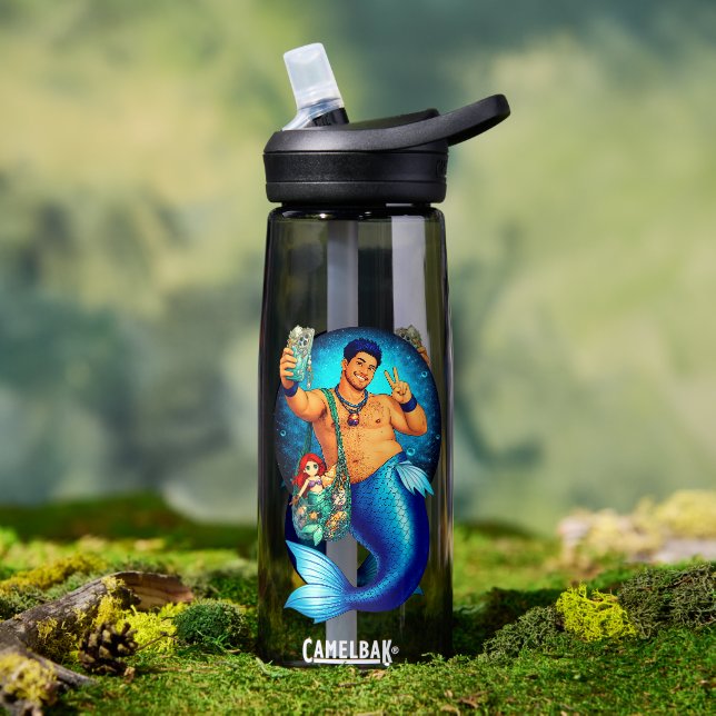 Merbear Lagoon - Kai Mizuno Water Bottle (Outdoor (Rotated))