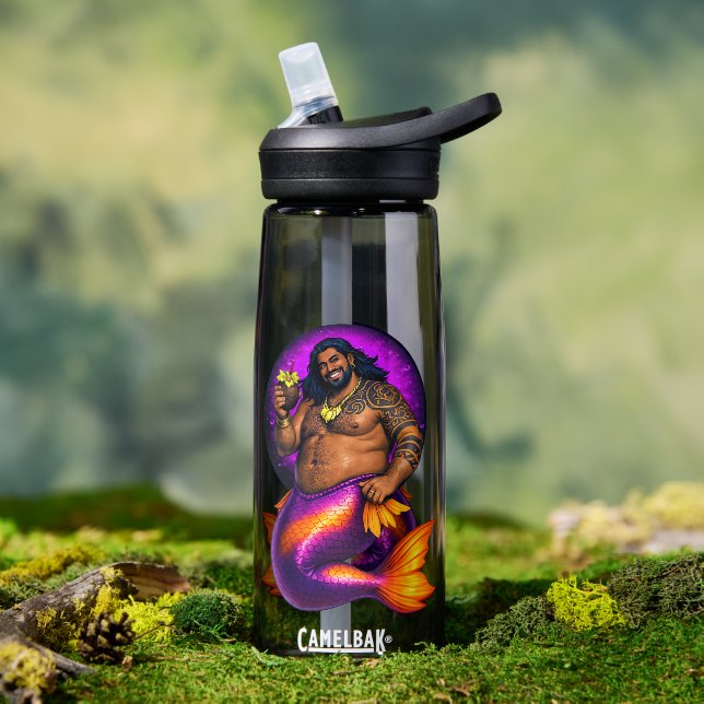 Merbear Lagoon - Maleko Tai Water Bottle (Outdoor (Rotated))