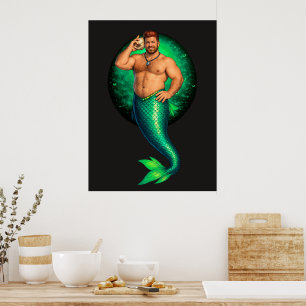 Merbear Lagoon - Tadhg Ó Farraige Poster