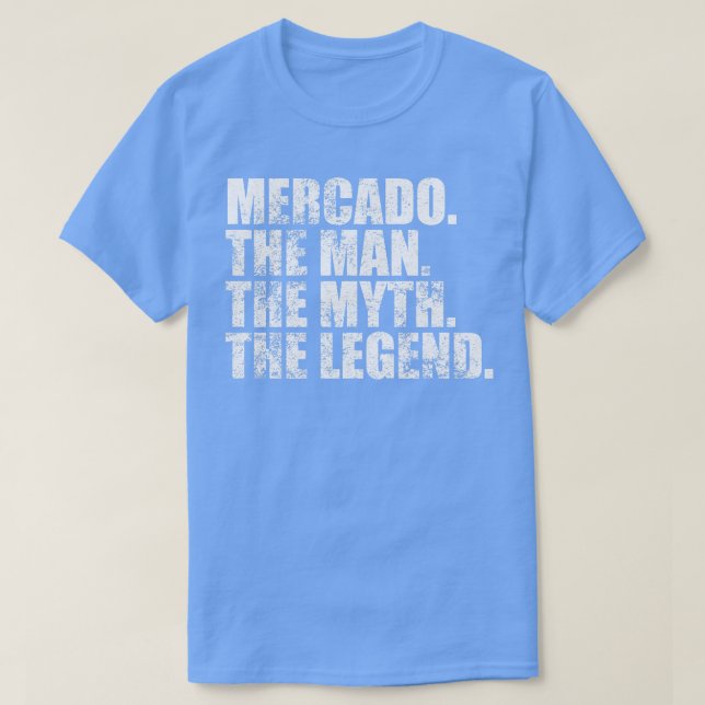 MercadoMercado Family name Mercado last Name Merca T-Shirt (Design Front)