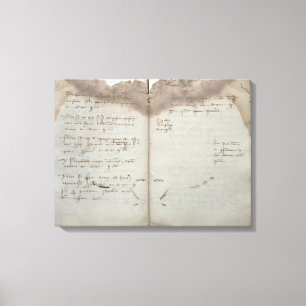 Mercantile documents, letter of acceptance of chan canvas print