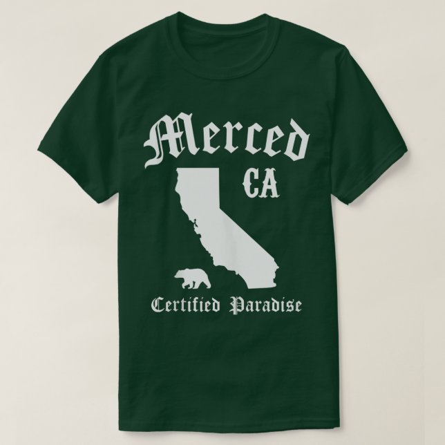 Merced CA Certified Paradise Merced Tank Top  (Design Front)
