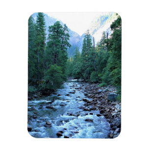 Merced River by Happy Isles, Yosemite, CA Magnet
