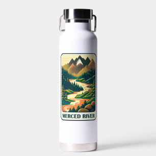 Merced River California Colours Water Bottle