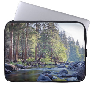 Merced River Yosemite National Park at Sunrise Laptop Sleeve