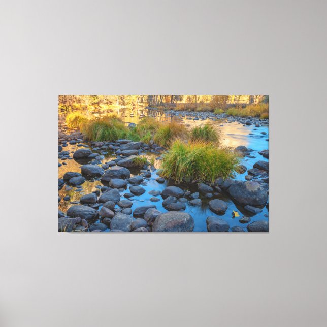 Merced Riverbed  Canvas Print (Front)
