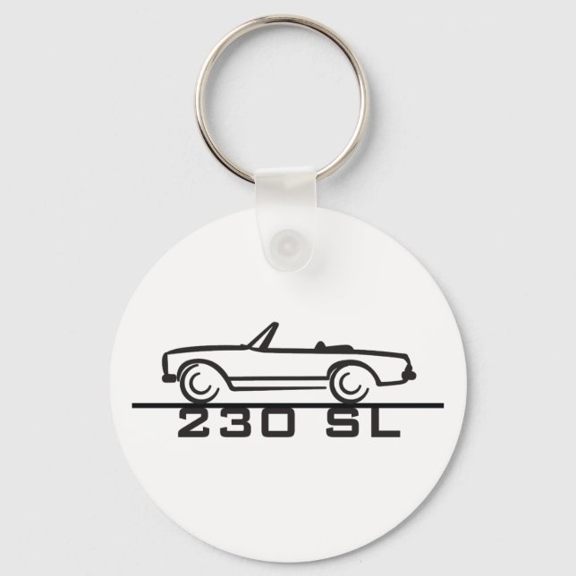 Mercedes 230 SL Type 113 Key Ring (Front)