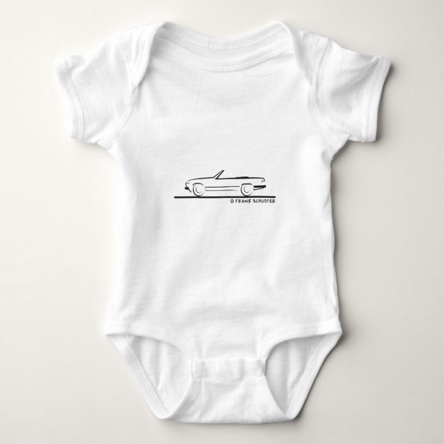 Mercedes 450 SL Type 107 Baby Bodysuit (Front)