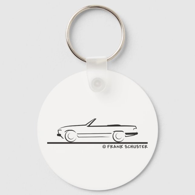 Mercedes 450 SL Type 107 Key Ring (Front)