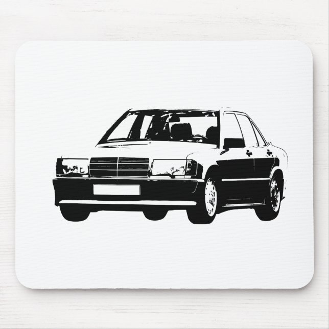 Mercedes-Benz-190E Mouse Pad (Front)