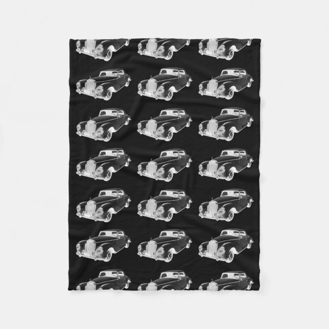 Mercedes Benz 300 Luxury Car Art Fleece Blanket (Front)