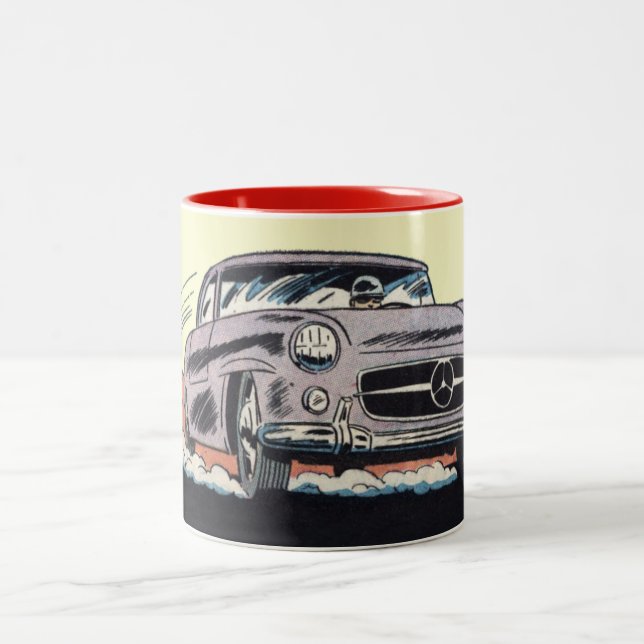 Mercedes-Benz SLR 300, 1959 Two-Tone Coffee Mug (Center)