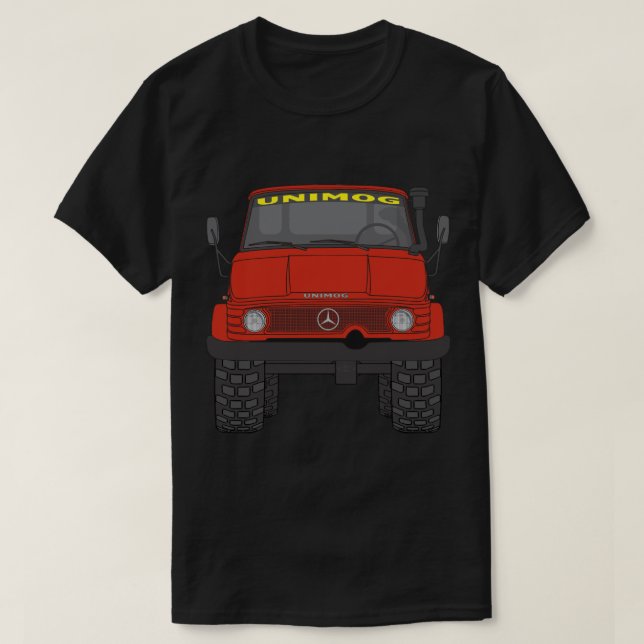 Mercedes Benz Unimog 4x4 T-Shirt (Design Front)
