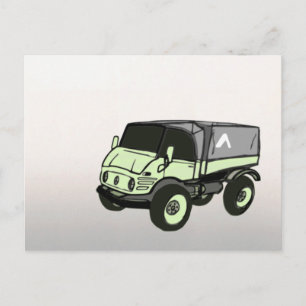 Mercedes Benz Unimog Postcard